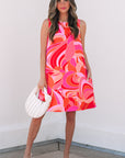 Bridget Abstract Floral Mini Dress