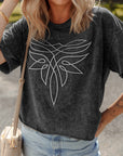 Western Floral Mineral Wash T-Shirt