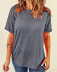 Plain Crew Neck Tee
