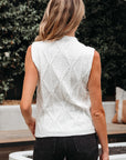 Alaia Pearled Textured Knit Sweater Vest