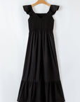 Ashlyn Flutter Sleeve Smocked Bodice Maxi Dress