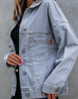 Ella Wind Washed Oversize Jacket