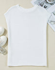Jemma Sweater Tee with Side Slits
