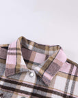 Plaid Chest Pocket Buttoned Shacket