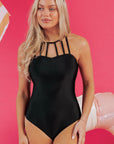 Fiona Strappy Halter Neck One Piece Swimsuit