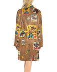 Vintage Cowgirl Collage Bath Robe
