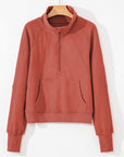 Fleece Lined Zip-Up Sweatshirt