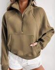 Fleece Lined Zip-Up Sweatshirt