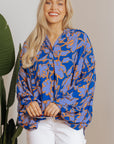 Alyssa Floral Buttoned Loose Fit Shirt