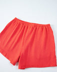 Corded Knit Tee and Shorts Set