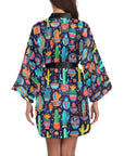 Crazy Cactus Lady Women's Lounge Kimono Robe