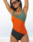 Oakleigh Padded Square Neck One Piece Swimsuit