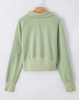 Fleece Lined Zip-Up Sweatshirt