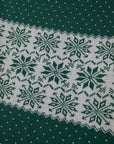 Plus Size Christmas Snowflake Crewneck Sweater