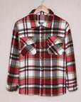 Plaid Chest Pocket Buttoned Shacket