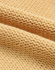 Jayla Hollowed Bubble Sleeve Knit Sweater