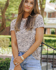 Emery Cheetah Print Top