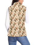 Longhorn Cactus Women's Western Puffy Vest