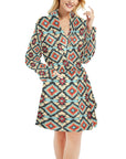 Colorado Aztec Women's Bath Robe