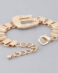 Statement Buckle Belt Bracelet