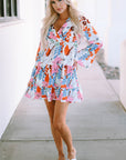Kensley Floral Tiered Mini Dress