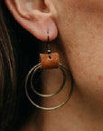 Gold Vintage Hoop Hook Earrings