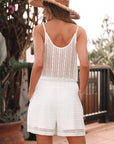 Lexi Lace Spaghetti Strap V Neck Loose Fit Romper