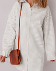 Selena Long Sleeve Button Up Shirt Dress