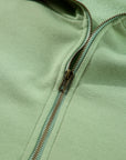 Kate Fleece Lined Half Zipper Kangaroo Pockets Loose Hoodie