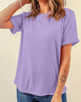 Plain Crew Neck Tee
