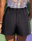 Cargo Pocket Elastic Waist Skort