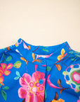 Floral Short Sleeve Buttoned Shirt