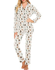 Howdy Highland Cow Christmas Women's Western Pajama Set