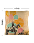 Baha Ranch Retro Pop Western Lost Cowboy Pillow Case Made in America