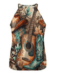Country Music Collage Western Tank Top