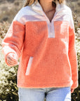 Ruth Half Zipper Sherpa Sweatshirt