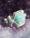 Emile Blue Turquoise and Sterling Silver Ring