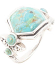 Emile Blue Turquoise and Sterling Silver Ring