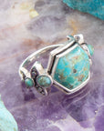 Emile Blue Turquoise and Sterling Silver Ring