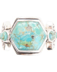 Emile Blue Turquoise and Sterling Silver Ring