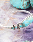 Emile Blue Turquoise Sterling Silver Cuff Bracelet
