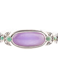 Emile Purple Quartz Sterling Silver Cuff Bracelet