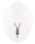 Emile Purple Quartz Sterling Silver Pendant Necklace