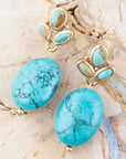 Eternal Turquoise Drop Earrings