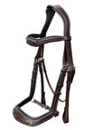 ExionPro Anti-Pressure Anatomic Jumping Raised Padded Fancy Wave Stitched Bridle