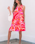 Bridget Abstract Floral Mini Dress