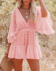 Pink Lace Field Dress