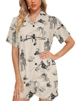 Cowboy Ranch Women's Western Pajama Set