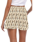 Women's Vintage Cowgirl Beach Board Shorts