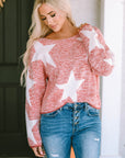 Katharine Star Spangled Casual Knit Sweater